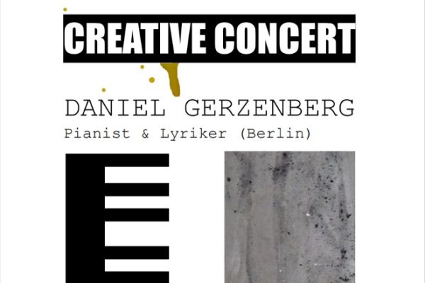 Einladung zum Creative Concert mit Daniel Gerzenberg am 27.03.