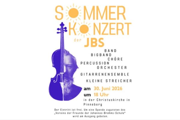 Einladung zum Sommerkonzert 2026 der Johannes-Brahms-Schule & Probeplan