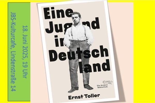 Premiere im JBS-Kulturcafé: Abendveranstaltung mit Prof. Dr. E. Piper