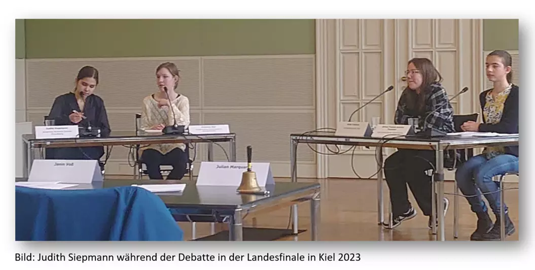 Landesfinale debatte groß